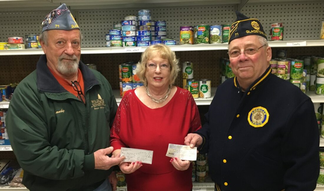 Gladstone American Legion post 71 helps fill food pantry News